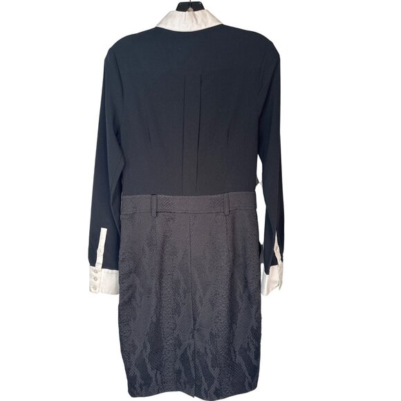2/$30 Altuzarra Size 4 Black & White Long-Sleeve Dress - Picture 4 of 16